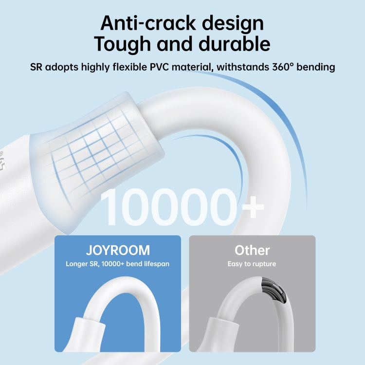 JOYROOM S-UC027A9 3A USB to USB-C/Type-C Fast Charging Data Cable, Length:0.25m(Black) - USB-C & Type-C Cable by JOYROOM | Online Shopping South Africa | PMC TechLife