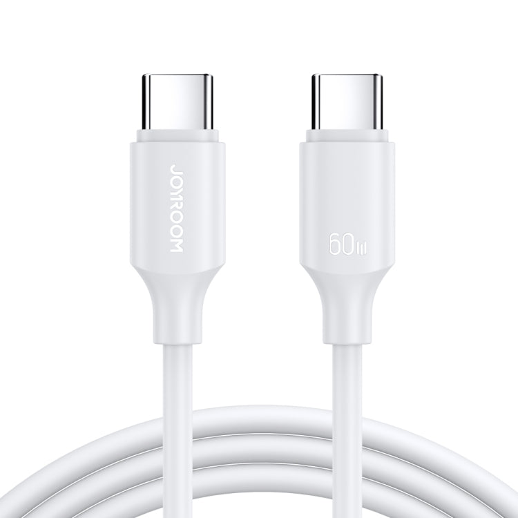 JOYROOM S-CC060A9 60W USB-C/Type-C to USB-C/Type-C Fast Charging Data Cable, Length: 1m(White) - USB-C & Type-C Cable by JOYROOM | Online Shopping South Africa | PMC Jewellery