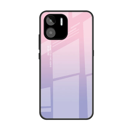 For Xiaomi Redmi A1 4G Colorful Painted Glass Phone Case(Purple Sky) - Xiaomi Cases by PMC Jewellery | Online Shopping South Africa | PMC Jewellery