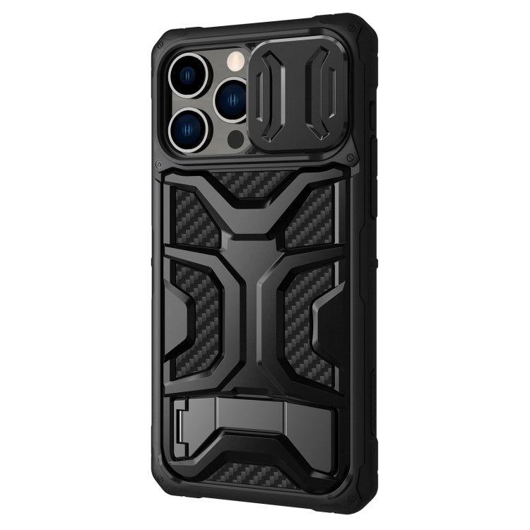 For iPhone 14 Pro Max NILLKIN Sliding Camera Cover Design TPU + PC Phone Case(Black) - free shipping - PMC TechLife - Order now!