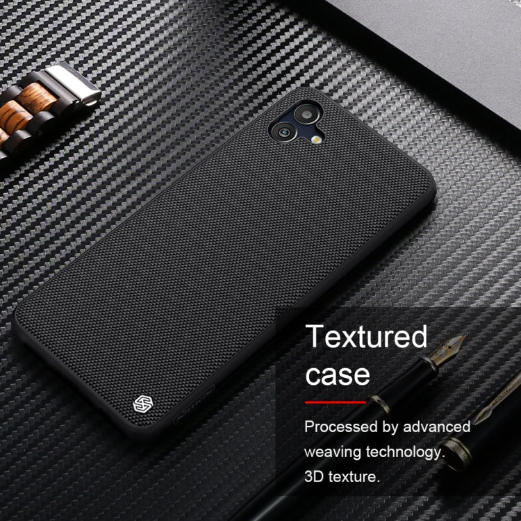 For Samsung Galaxy M13 5G NILLKIN 3D Texture Nylon Fiber PC+TPU Phone Case(Black) - Galaxy Phone Cases by NILLKIN | Online Shopping South Africa | PMC Jewellery