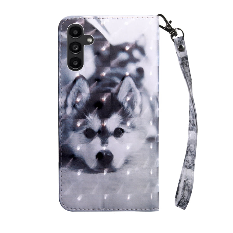 For Samsung Galaxy A14 5G 3D Painted Leather Phone Case(Husky) - free shipping - PMC TechLife - Order now!