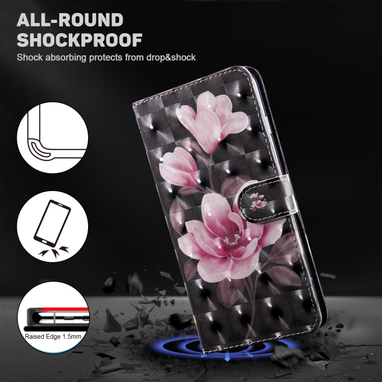 For Samsung Galaxy A14 5G 3D Painted Leather Phone Case(Pink Flower) - free shipping - PMC TechLife - Order now!