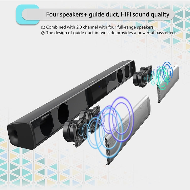 BS-28E RGB Colorful Atmosphere Light Bluetooth Speaker - Desktop Speaker by PMC TechLife | Online Shopping South Africa | PMC TechLife
