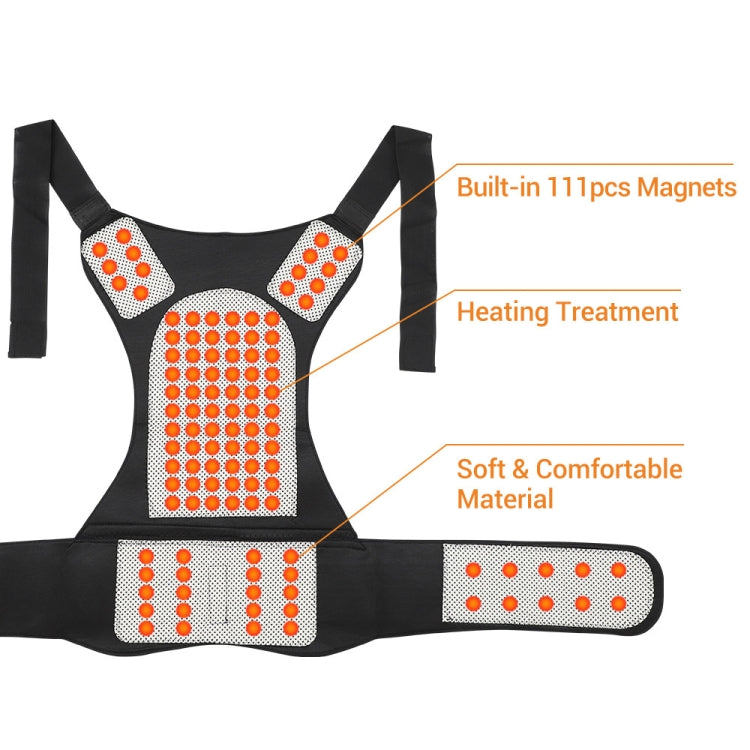 HailiCare Household Neck Back Waist Protector Waistcoat Warm Vest Protective Gear with Magnet Therapy, Size:M - Corrector by PMC Jewellery | Online Shopping South Africa | PMC Jewellery