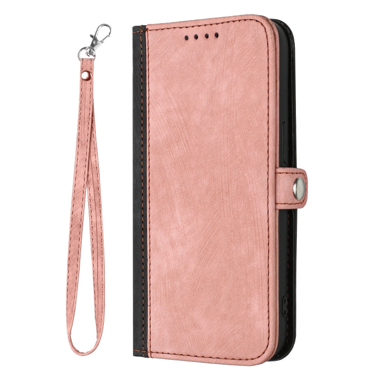 For Xiaomi Redmi 9A Side Buckle Double Fold Hand Strap Leather Phone Case(Pink) - free shipping - PMC TechLife - Order now!