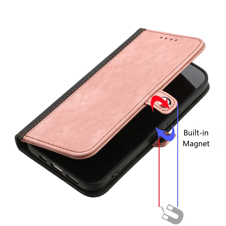 For Xiaomi Redmi 9A Side Buckle Double Fold Hand Strap Leather Phone Case(Pink) - free shipping - PMC TechLife - Order now!