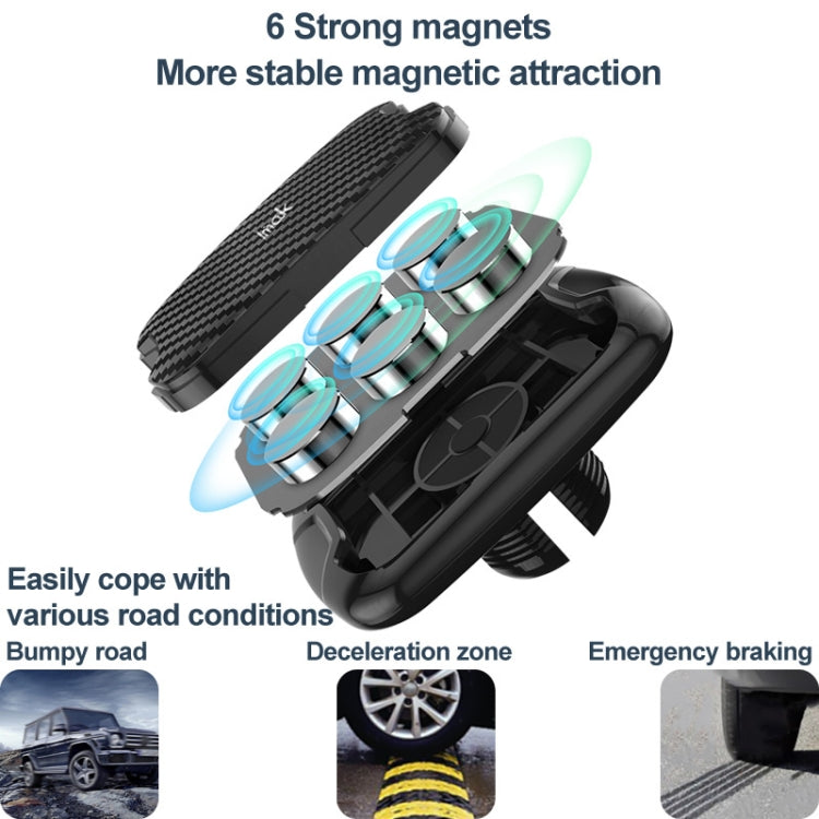 IMAK C5-F1 Magnetic Air Outlet Car Holder(Black) - Universal Car Holders by imak | Online Shopping South Africa | PMC TechLife | Buy Now Pay Later Mobicred