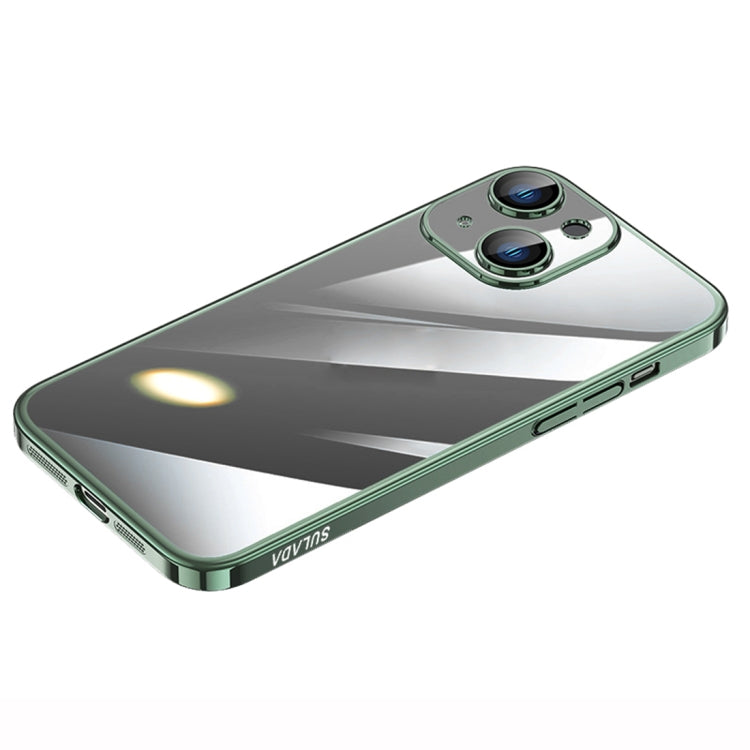 For iPhone 14 SULADA Hard PC Shockproof Phone Case(Green) - iPhone 14 Cases by SULADA | Online Shopping South Africa | PMC TechLife | Buy Now Pay Later Mobicred