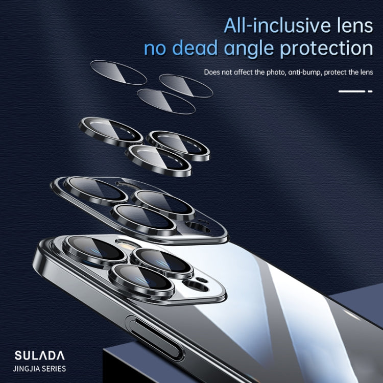 For iPhone 14 SULADA Hard PC Shockproof Phone Case(Silver) - iPhone 14 Cases by SULADA | Online Shopping South Africa | PMC TechLife | Buy Now Pay Later Mobicred