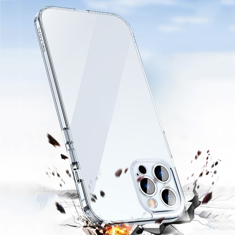 For iPhone 14 SULADA Frosted Series Shockproof Transparent TPU Phone Case(Black) - iPhone 14 Cases by SULADA | Online Shopping South Africa | PMC TechLife