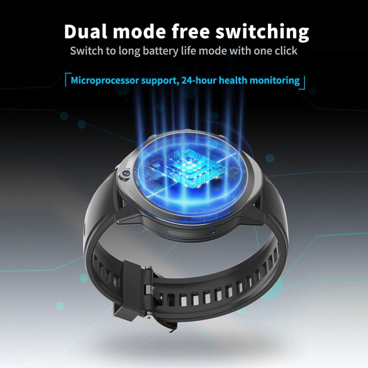 Rogbid Brave 2 1.45 inch TFT Screen Android 9.0 LTE 4G Smart Watch, Support Face Recognition(Black) - free shipping - PMC TechLife - Order now!