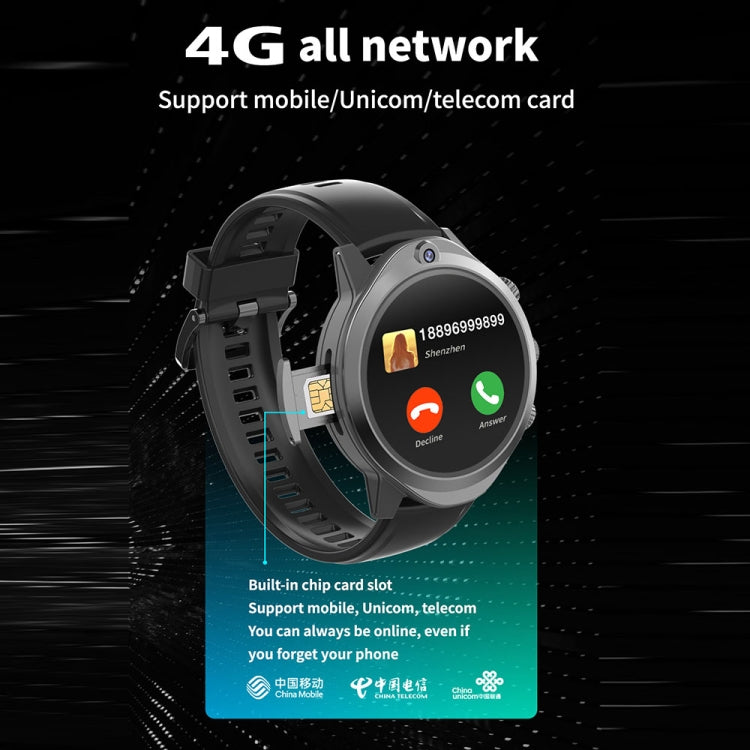 Rogbid Brave 2 1.45 inch TFT Screen Android 9.0 LTE 4G Smart Watch, Support Face Recognition(Grey) - free shipping - PMC TechLife - Order now!