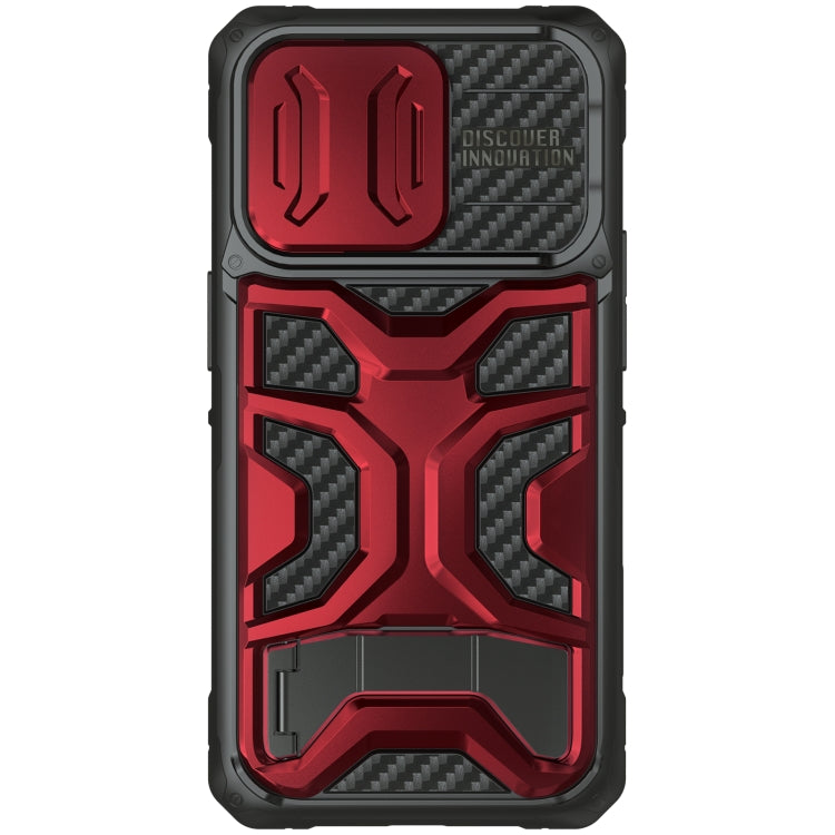 For iPhone 14 Pro NILLKIN Sliding Camera Cover Design TPU + PC Magnetic Phone Case(Red) - iPhone 14 Pro Cases by NILLKIN | Online Shopping South Africa | PMC TechLife | Buy Now Pay Later Mobicred