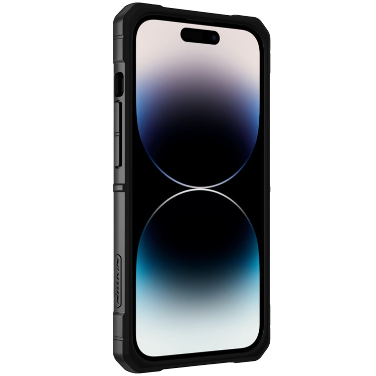 For iPhone 14 Pro NILLKIN Sliding Camera Cover Design TPU + PC Magnetic Phone Case(Blue) - iPhone 14 Pro Cases by NILLKIN | Online Shopping South Africa | PMC TechLife | Buy Now Pay Later Mobicred