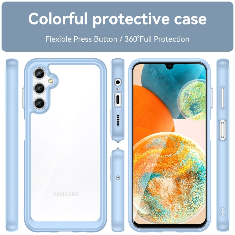 For Samsung Galaxy A14 5G Colorful Series Acrylic + TPU Phone Case(Blue) - free shipping - PMC TechLife - Order now!