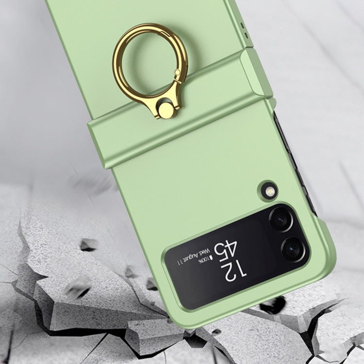 For Samsung Galaxy Z Flip4 GKK Ultrathin Hinge Full Coverage Phone Case with Ring Holder(Dark Green) - free shipping - PMC TechLife - Order now!