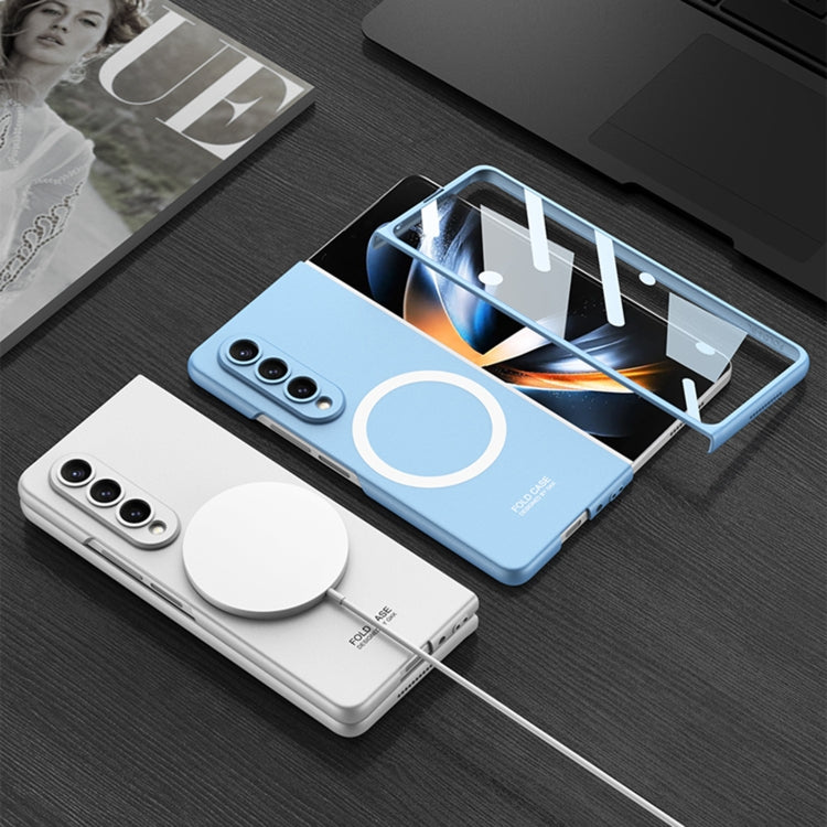 For Samsung Galaxy Z Fold4 GKK MagSafe Ultrathin Integrated Shockproof Protective Phone Case(Black) - Galaxy Z Fold4 5G Cases by GKK | Online Shopping South Africa | PMC TechLife | Buy Now Pay Later Mobicred