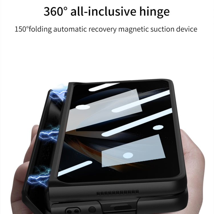 For Samsung Galaxy Z Fold4 GKK Magnetic Fold Full Coverage Anti Peep Phone Case(Gray) - Galaxy Z Fold4 5G Cases by GKK | Online Shopping South Africa | PMC TechLife | Buy Now Pay Later Mobicred