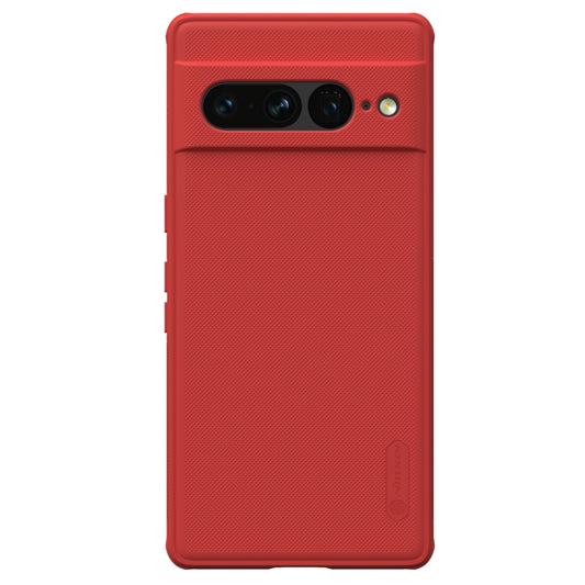 For Google Pixel 7 Pro 5G NILLKIN Super Frosted Shield Pro PC + TPU Phone Case(Red) - Google Cases by NILLKIN | Online Shopping South Africa | PMC Jewellery