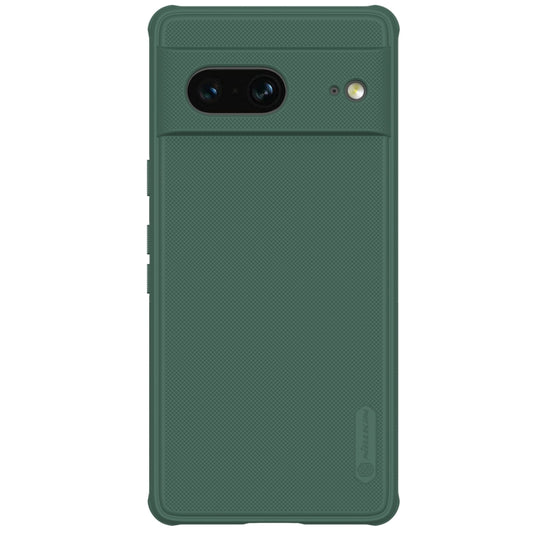 For Google Pixel 7 5G NILLKIN Super Frosted Shield Pro PC + TPU Phone Case(Green) - Google Cases by NILLKIN | Online Shopping South Africa | PMC Jewellery