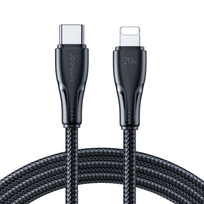 JOYROOM 20W Type-C to 8 Pin Surpass Series Fast Charging Data Cable, Length:0.25m(Black) - 2 in 1 Cable by JOYROOM | Online Shopping South Africa | PMC Jewellery
