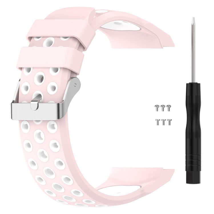 For Huawei Watch GT Cyber Two-color Silicone Watch Band(White Pink) - free shipping - PMC TechLife - Order now!