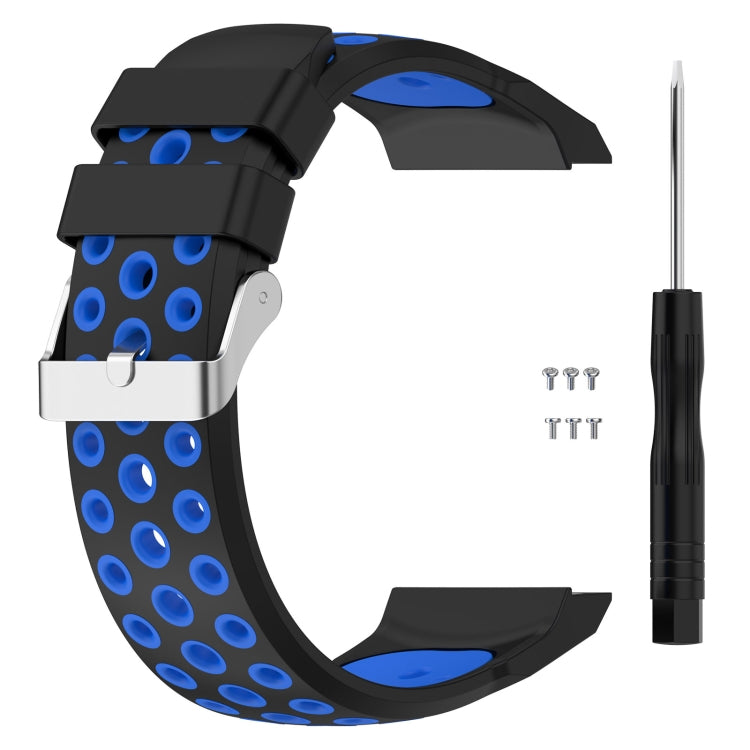 For Huawei Watch GT Cyber Two-color Silicone Watch Band (Black Blue) -  by PMC TechLife | Online Shopping South Africa | PMC TechLife