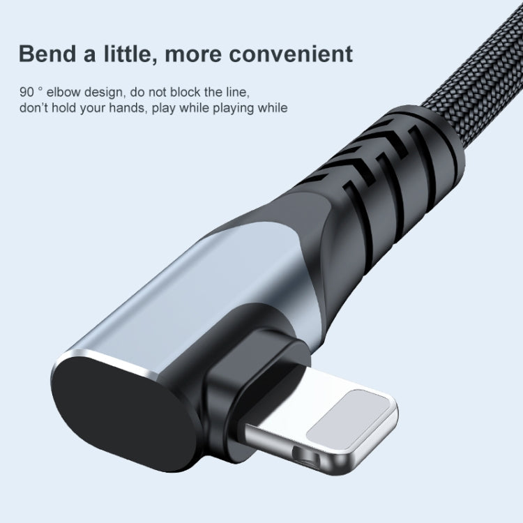 ADC-009 20W USB-C/Type-C to 8 Pin Double Elbow Data Cable, Length:2m - 2 in 1 Cable by PMC Jewellery | Online Shopping South Africa | PMC Jewellery