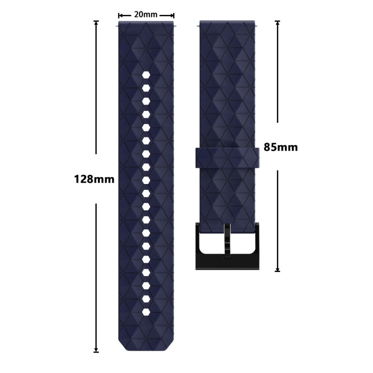 20mm Football Texture Silicone Watch Band(Lime Green) - free shipping - PMC TechLife - Order now!