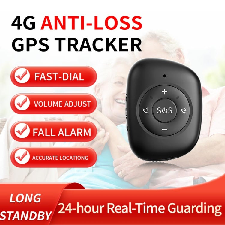 RF-V50 IP67 Waterproof 4G LTE 3G 2G GSM Elderly SOS Button Emergency Alarm GPS Tracker(Black) - Personal Tracker by PMC Jewellery | Online Shopping South Africa | PMC Jewellery