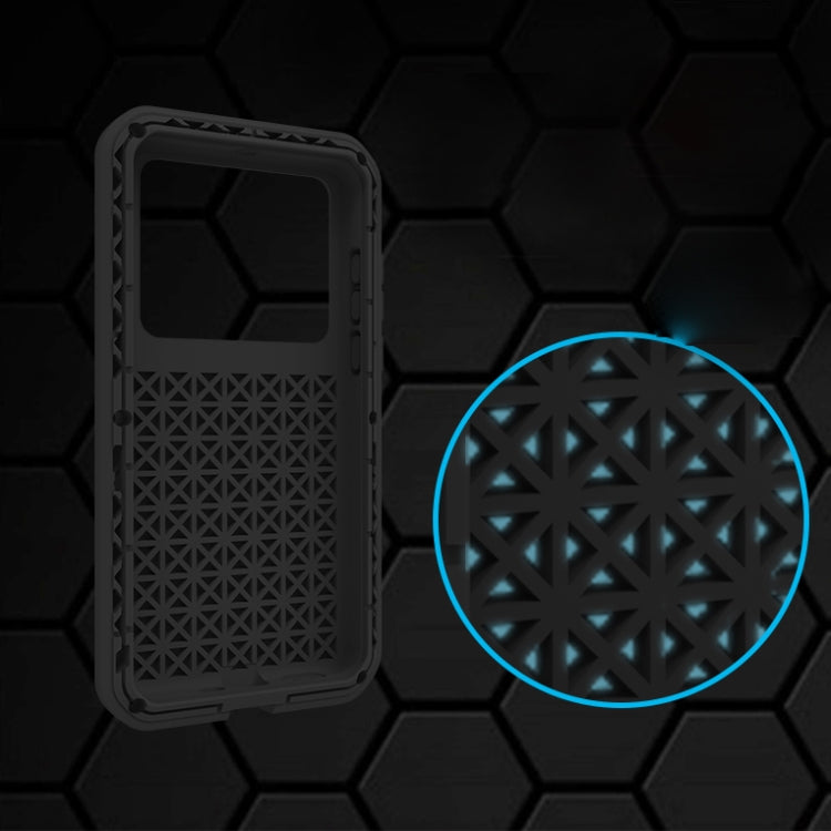 For Huawei P40 LOVE MEI Metal Shockproof Waterproof Dustproof Protective Case(Black) - free shipping - PMC TechLife - Order now!