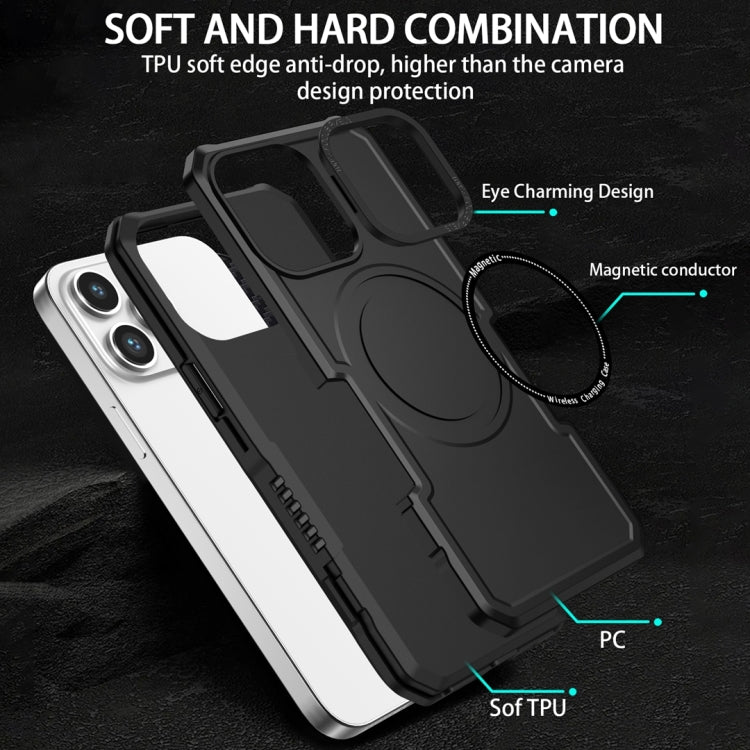 For Samsung Galaxy S21 5G MagSafe Shockproof Armor Phone Case(Black) - Galaxy S21 5G Cases by PMC TechLife | Online Shopping South Africa | PMC TechLife