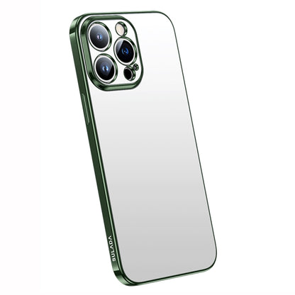 For iPhone 14 Pro Max SULADA Electroplating Frosted All-inclusive TPU Phone Case(Green) - iPhone 14 Pro Max Cases by SULADA | Online Shopping South Africa | PMC Jewellery