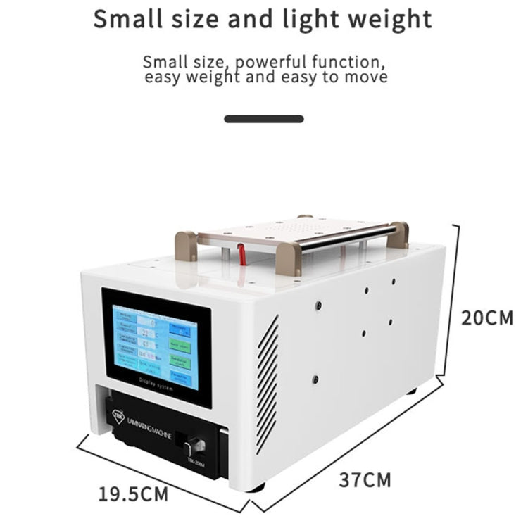 TBK 208M 3 in 1 Mini LCD Touch Screen Vacuum Laminating Bubble Remover Machine, Plug:UK Plug - free shipping - PMC TechLife - Order now!