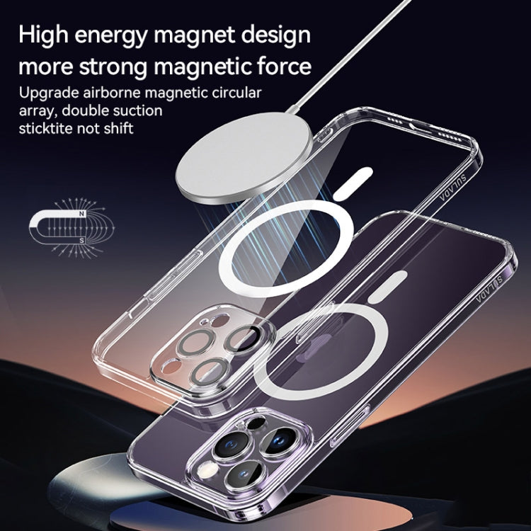 For iPhone 14 Plus SULADA Jingpin Series All-inclusive Lens Electroplated TPU Phone Case(Blue) - iPhone 14 Plus Cases by SULADA | Online Shopping South Africa | PMC TechLife | Buy Now Pay Later Mobicred