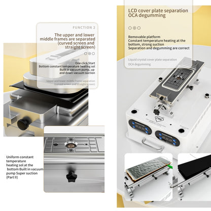 TBK 258S Intelligent Multi-function UV Cured Disassembly Machine, Plug:AU Plug - Separation Equipment by TBK | Online Shopping South Africa | PMC Jewellery | Buy Now Pay Later Mobicred