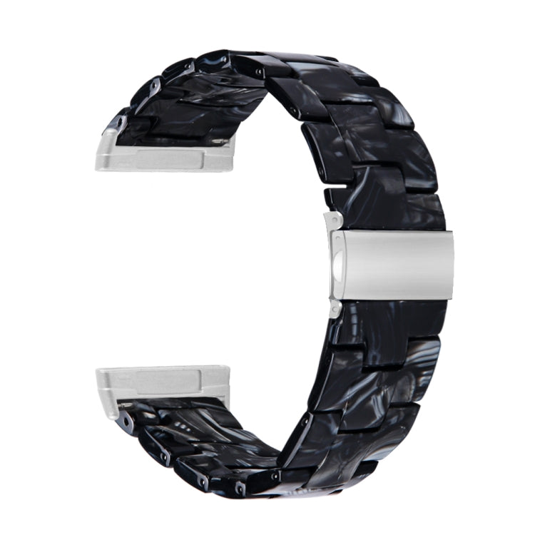 For Fitbit Versa 3 / Sense Universal Resin Watch Band(Shiny Black) - free shipping - PMC TechLife - Order now!