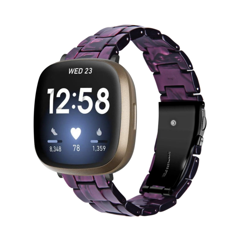 For Fitbit Versa 4 / Sense 2 Universal Resin Watch Band(Purple Light) - free shipping - PMC TechLife - Order now!