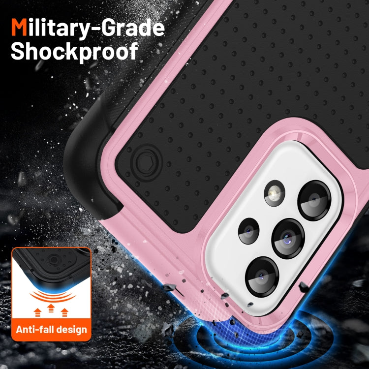 For Samsung Galaxy A23 PC + TPU Shockproof Protective Phone Case(Pink+Black) - free shipping - PMC TechLife - Order now!