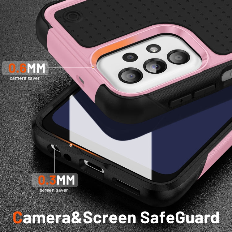 For Samsung Galaxy A23 PC + TPU Shockproof Protective Phone Case(Pink+Black) - free shipping - PMC TechLife - Order now!