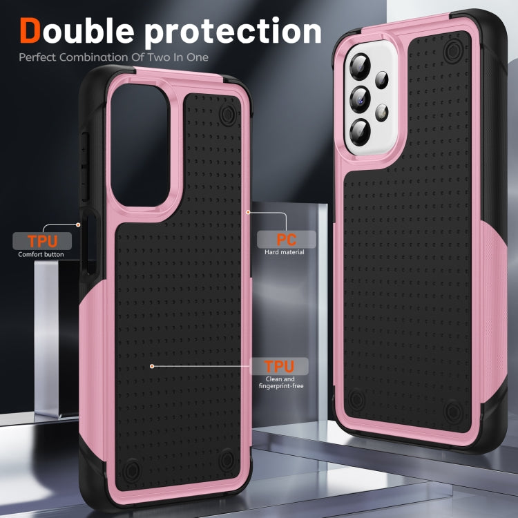 For Samsung Galaxy A23 PC + TPU Shockproof Protective Phone Case(Pink+Black) - free shipping - PMC TechLife - Order now!
