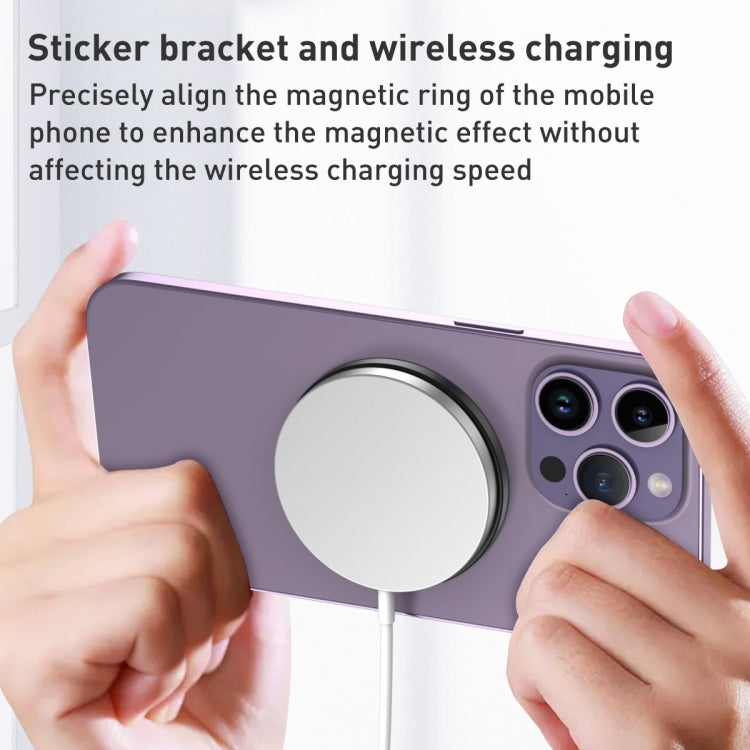 Car Magnetic Dual Axis Ring Phone Holder(Bright White) - Ring Holder by PMC TechLife | Online Shopping South Africa | PMC TechLife