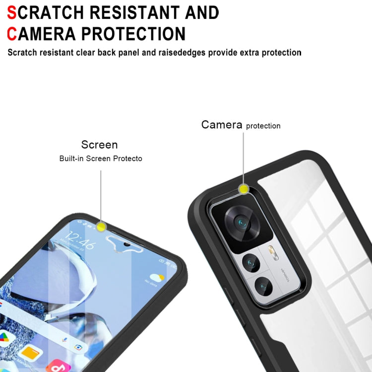 For Xiaomi 12T / 12T Pro 360 Degrees Full Coverage Phone Case(Black) - free shipping - PMC TechLife - Order now!