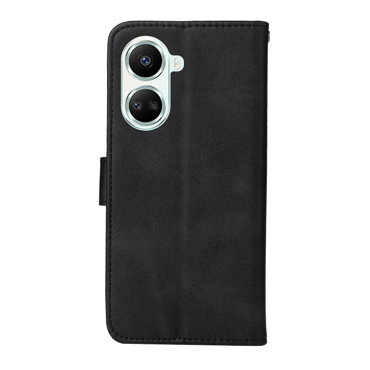 For Huawei nova 10 SE Classic Calf Texture Flip Leather Phone Case(Black) - Huawei Cases by PMC TechLife | Online Shopping South Africa | PMC TechLife | Buy Now Pay Later Mobicred
