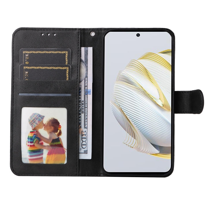 For Huawei nova 10 SE Classic Calf Texture Flip Leather Phone Case(Black) - Huawei Cases by PMC TechLife | Online Shopping South Africa | PMC TechLife | Buy Now Pay Later Mobicred