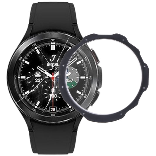 For Samsung Galaxy Watch4 Classic 42mm SM-R880 Original Front Screen Outer Glass Lens(Black) -  by PMC Jewellery | Online Shopping South Africa | PMC Jewellery