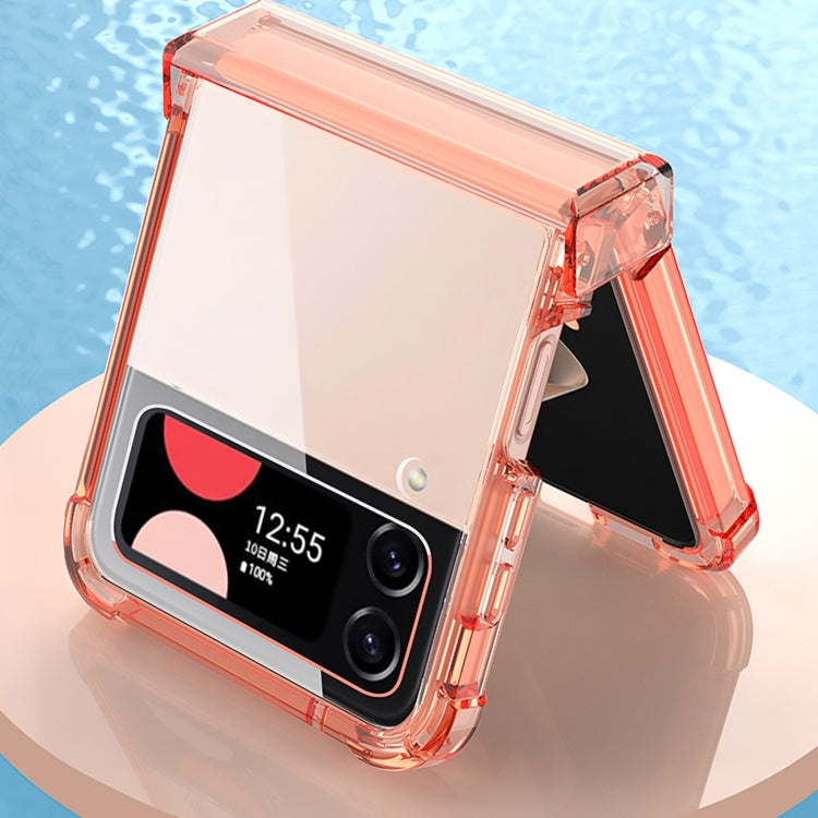 For Samsung Galaxy Z Flip4 GKK Airbag Hinge Shockproof Phone Case(Orange) - Galaxy Z Flip4 5G Cases by GKK | Online Shopping South Africa | PMC TechLife