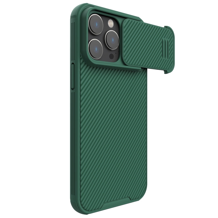 For iPhone 14 Pro Max NILLKIN CamShield S PC Phone Case(Green) - free shipping - PMC TechLife - Order now!