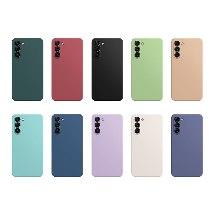 For Samsung Galaxy S23 5G Imitation Liquid Silicone Phone Case(Apricot) - free shipping - PMC TechLife - Order now!
